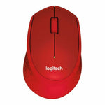 Schnurlose Mouse Logitech M330 Silent Plus Rot 1000 dpi