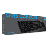 Bluetooth-Tastatur für Tablet Logitech G513 CARBON LIGHTSYNC RGB Mechanical Gaming Keyboard, GX Brown Französisch AZERTY