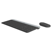 Tastatur mit Maus Logitech 920-009190 Schwarz Grau Französisch AZERTY