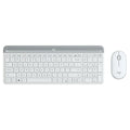 Tastatur mit Maus Logitech  MK470 Weiß Französisch AZERTY