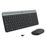 Tastatur mit Maus Logitech MK470 Grau Graphit Qwerty US