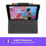 Tablet Tasche Logitech Slim Folio Graphit AZERTY