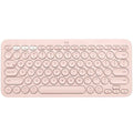 Drahtlose Tastatur Logitech K380  Rosa Qwerty Spanisch
