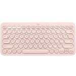 Drahtlose Tastatur Logitech K380  Rosa Qwerty Spanisch