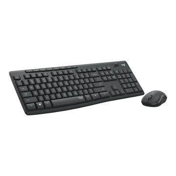 Tastatur mit Maus Logitech 920-009794 Schwarz Grau Stahl Deutsch QWERTZ