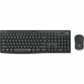 Tastatur mit Drahtloser Maus Logitech MK295 Schwarz Qwerty Spanisch