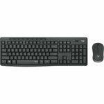 Tastatur mit Drahtloser Maus Logitech MK295 Schwarz Qwerty Spanisch