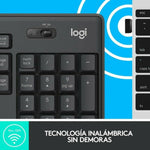 Tastatur mit Drahtloser Maus Logitech MK295 Schwarz Qwerty Spanisch