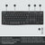 Tastatur mit Drahtloser Maus Logitech MK295 Schwarz Qwerty Spanisch