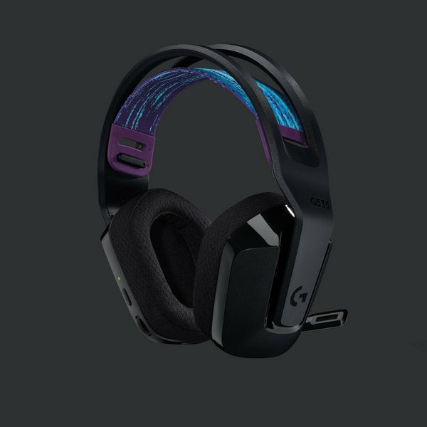 Gaming-Kopfhörer mit Mikrofon Logitech G535 Schwarz (Restauriert A)