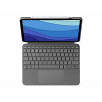 Bluetooth-Tastatur für Tablet Logitech Schwarz Grau Deutsch QWERTZ