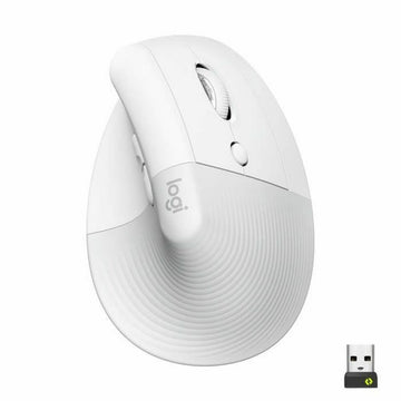 Mouse Logitech Lift Weiß Ergonomisch 4000 dpi