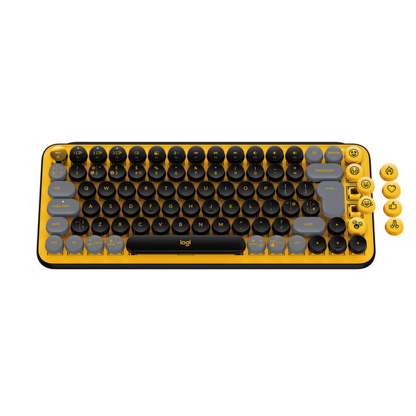 Tastatur Logitech POP Französisch Gelb AZERTY