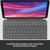 Bluetooth-Tastatur für Tablet Logitech Combo Touch Grau Französisch AZERTY