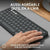 Bluetooth-Tastatur für Tablet Logitech K380 Französisch Grau Graphit Dunkelgrau AZERTY