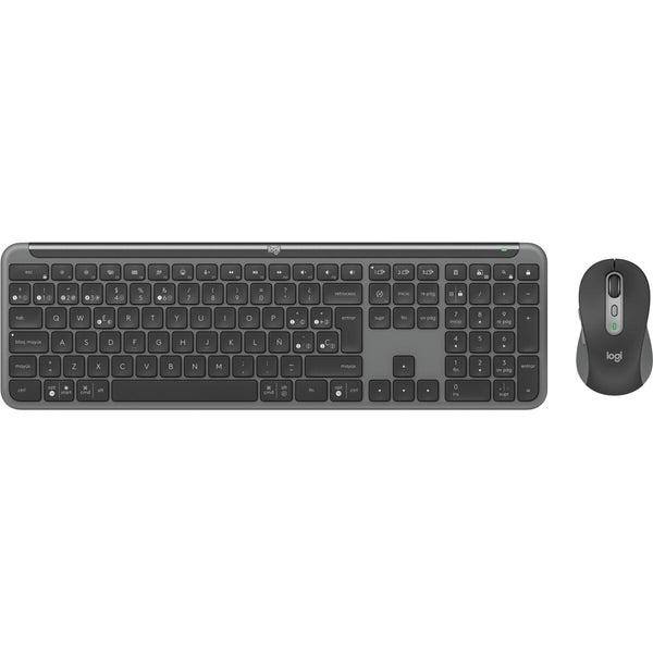 Tastatur mit Maus Logitech MK950 Graphit Qwerty Spanisch