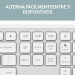 Tastatur mit Maus Logitech 920-012596 Weiß Spanisch QWERTY