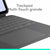 Hülle für Tablet und Tastatur Logitech 920-012667 Graphit QWERTY