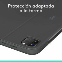 Hülle für Tablet und Tastatur Logitech 920-012772 Graphit QWERTY