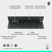 iPad-Case + Tastatur Logitech Keys-to-Go 2