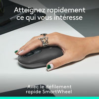 Drahtlose Bluetooth Maus Logitech Pop Dunkelgrau