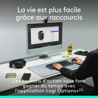 Drahtlose Bluetooth Maus Logitech Pop Dunkelgrau