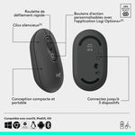 Drahtlose Bluetooth Maus Logitech Pop Dunkelgrau
