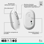 Drahtlose Bluetooth Maus Logitech Pop Weiß