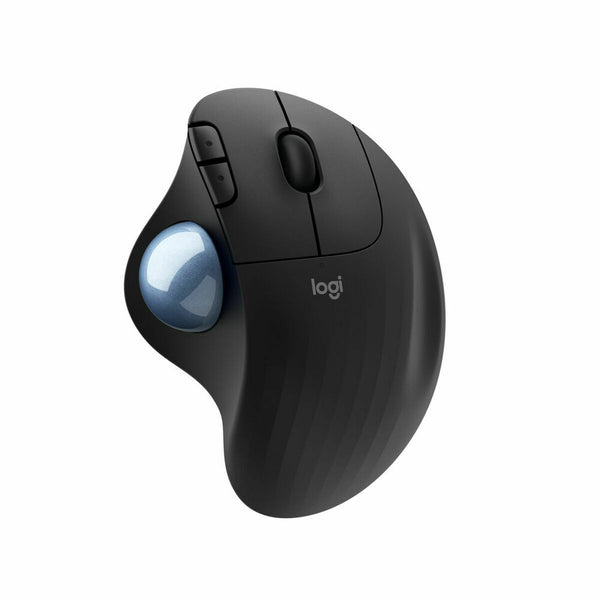 Ergonomische optische Maus Logitech Ergo M575 Schwarz Graphit Schwarzweiß