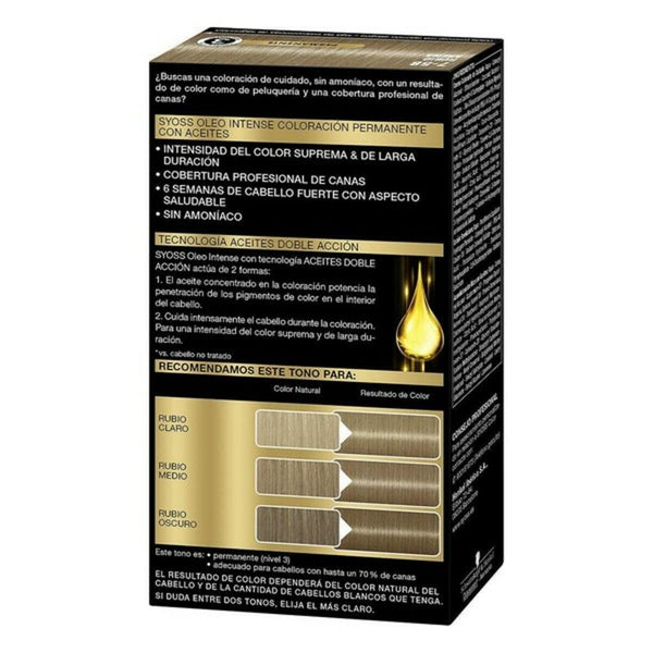 Dauerfärbung   Syoss Olio Intense Ohne Ammoniak Nº 7,58 Blond Sand