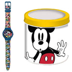 Uhr für Kleinkinder Mickey Mouse MICKEY MOUSE  - TIN BOX Ø 33 mm
