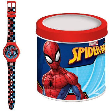 Uhr für Kleinkinder Spider-Man SPIDERMAN - TIN WATCH (Ø 33 mm)