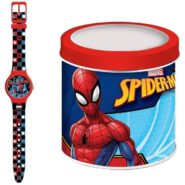 Uhr für Kleinkinder Spider-Man SPIDERMAN - TIN WATCH (Ø 33 mm)