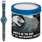 Uhr für Kleinkinder Jurassic Park 000570996 - TIN BOX (Ø 33 mm)