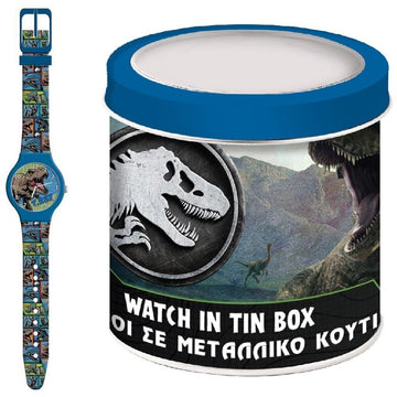 Uhr für Kleinkinder Jurassic Park 000570996 - TIN BOX (Ø 33 mm)