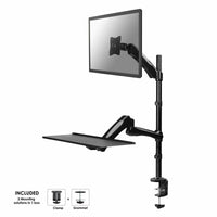 Bildschirm-Träger für den Tisch Neomounts FPMA-D500KEYB Schwarz 27"