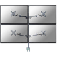 Bildschirm-Träger für den Tisch Neomounts FPMA-D935D4 Silberfarben 27"