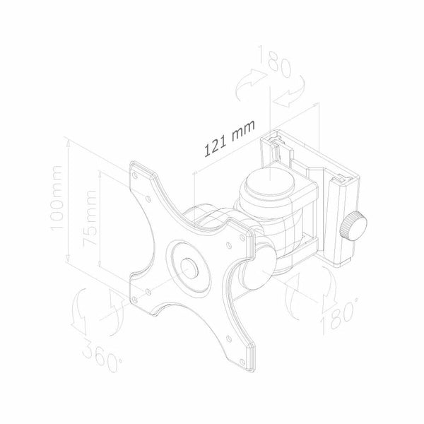 TV Halterung Neomounts FPMA-W250BLACK