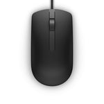 Mouse Dell MS116  Schwarz Schwarzweiß 1000 dpi