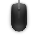 Mouse Dell MS116  Schwarz Schwarzweiß 1000 dpi
