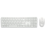 Tastatur mit Drahtloser Maus Dell KM5221W-WH Weiß Qwerty US