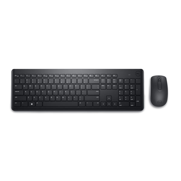 Tastatur mit Maus Dell KM3322W Qwerty US Schwarz QWERTY