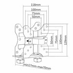 Bildschirm-Träger für den Tisch Neomounts NM-TC100BLACK Schwarz