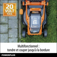 Lawn Mower Powerplus Dual Power 4Ah battery 20 V