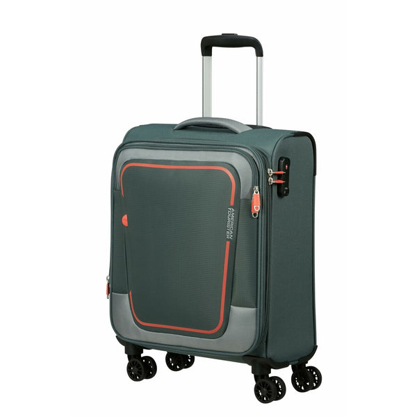 Koffer für die Kabine American Tourister Pulsonic Spinner grün 43,5 L 55 x 40 x 23 cm