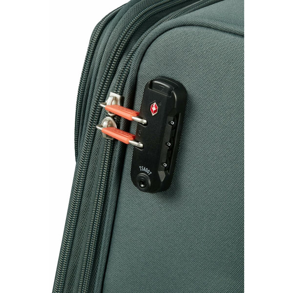 Koffer für die Kabine American Tourister Pulsonic Spinner grün 43,5 L 55 x 40 x 23 cm
