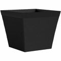 Blumentopf Garden ID Schwarz karriert 29 x 26 cm