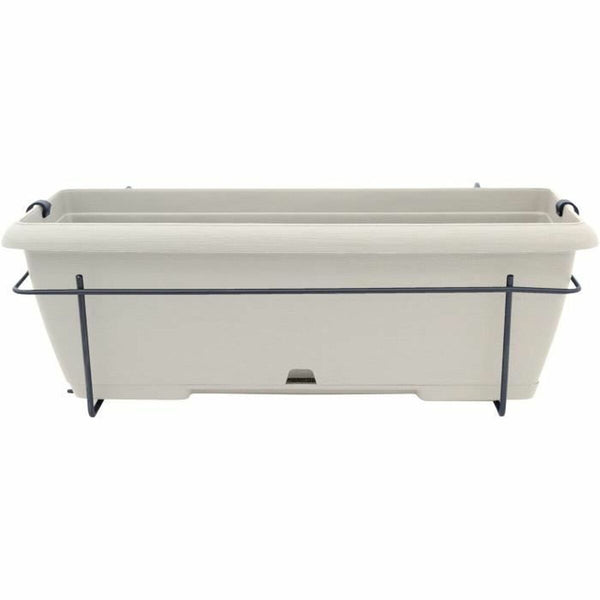 Blumenkasten Garden ID Weiß Steineffekt 50 cm