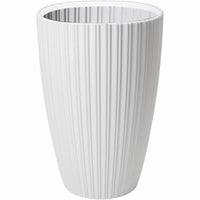Blumentopf Garden ID Fancy Weiß Polyäthylen 40 x 58 cm