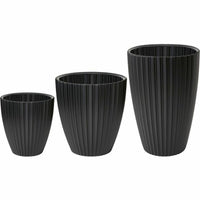 Blumentopf Garden ID Fancy Schwarz Polyäthylen 40 x 58 cm